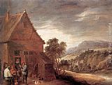 Before the Inn by David the Younger Teniers